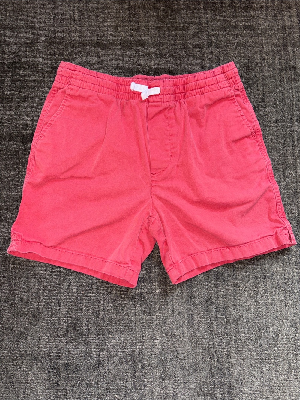 Vineyard Vines Boys Coral-Pink Pull-On Shorts